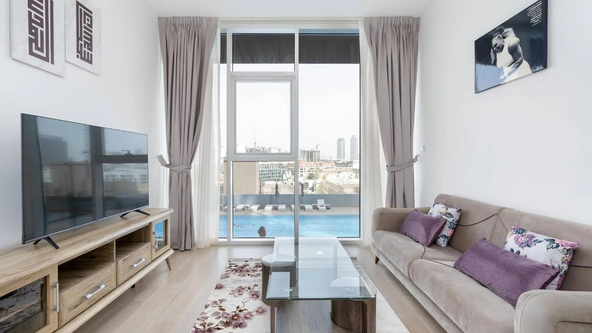 Lovely 1 Bedroom Apartment In Jumeirah Village Circle Dubai Förenade Arabemiraten